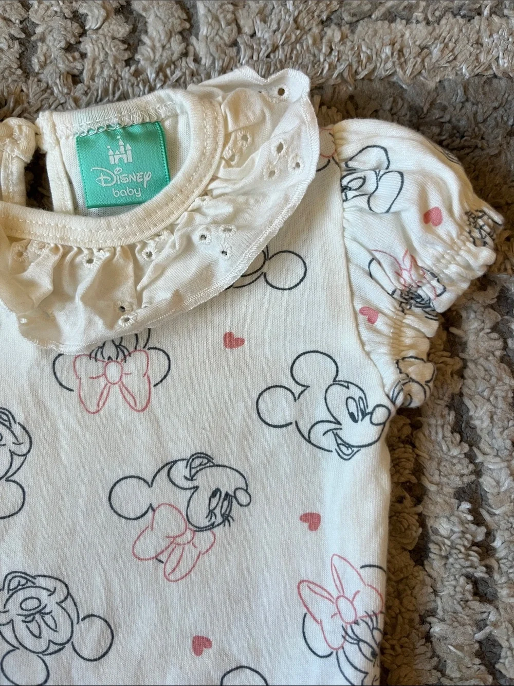 Disney Baby Minnie/Mickey Mouse Set - 3-6 Months